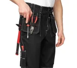 Костюм мужской "Викинг 2021" чёрный (куртка и брюки) - фото 11