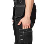 Костюм мужской "Викинг 2021" чёрный (куртка и брюки) - фото 13