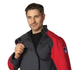 Костюм огнестойкий "Гектор" серый/красный 1 класса защиты (куртка и брюки) - фото 10