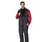 Костюм огнестойкий "Гектор" серый/красный 1 класса защиты (куртка и брюки) - фото 4