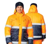 Костюм утеплённый "Спектр 2" оранжевый/синий (куртка и полукомбинезон) - фото 1