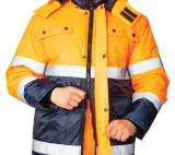 Костюм утеплённый "Спектр 2" оранжевый/синий (куртка и полукомбинезон) - фото 13