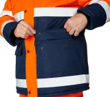 Костюм мужской утеплённый "Спектр 2 Ультра" оранжевый/синий (куртка и полукомбинезон) - фото 22