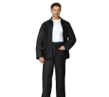 Костюм жаростойкий молескиновый чёрный ОП ГОСТ 12.4.297-2013 от повышенных температур - фото 3