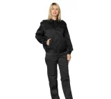 Костюм женский "Альфа" чёрный для сотрудниц охранных предприятий (куртка и брюки) - фото 2