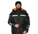 Куртка мужская утеплённая "Аляска Ультра" чёрная - фото 20