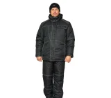 Куртка мужская утеплённая "Викинг" чёрная - фото 2