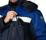 Куртка антистатическая мужская утеплённая "Антистат" тёмно-синий/василёк - фото 13