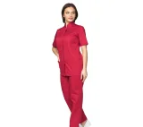 Куртка женская "Медик" красная - фото 4