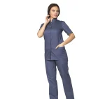 Куртка женская "Медик" синяя - фото 3