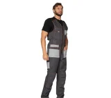 Полукомбинезон мужской "Бренд" серый/серый - фото 6