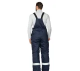 Полукомбинезон антистатический мужской утеплённый "Антистат" тёмно-синий - фото 4