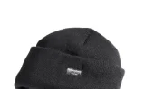 Шапка зимняя "Тинсулейт" универсальная трикотажная с подкладкой из флиса чёрная - фото 2