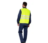 Жилет сигнальный "Спектр Лайт 1" лимонный с застёжкой на контактной ленте - фото 6