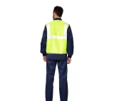 Жилет сигнальный "Спектр Лайт 2" лимонный с застёжкой на ленте велькро - фото 5