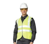 Жилет сигнальный "Спектр Лайт 3" лимонный на липкой ленте - фото 3