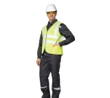 Жилет сигнальный "Спектр Лайт 3" лимонный на липкой ленте - фото 4