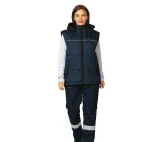 Жилет универсальный утеплённый "Кама" тёмно-синий - фото 2