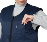 Жилет универсальный утеплённый "Универсал" тёмно-синий - фото 9