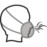 Респиратор противогазоаэрозольный M1200VWC FFP2 NR D с клапаном DeltaPlus (аналог 3М 9922P) - фото 2