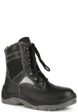 Ботинки кожаные утепленные высокие СТРОИТЕЛЬ ПУ/ТПУ, металлический подносок, антипрокольная стелька - фото 2