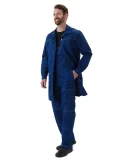 Синий мужской халат Валент - фото 6