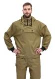 Костюм туристический ПРТНЦФ с сеткой "ТИР", цвет: хаки, ткань: палатка 235 - фото 1