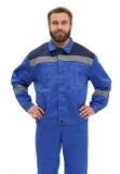 Костюм рабочий "Легион" василек/т.синий - фото 1
