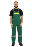 Костюм рабочий "Легион" т.зеленый/желтый - фото 4