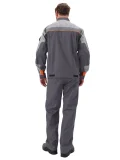 Костюм рабочий "Рольф" серый/св.серый - фото 3
