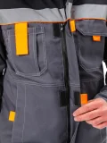 Костюм рабочий "Рольф" цвет т.серый/черный - фото 15