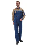 Костюм рабочий "Рольф" т.синий/бежевый - фото 2
