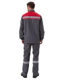 Костюм "УДАРНИК" куртка/брюки Т.СЕРЫЙ/КРАСНЫЙ - фото 13