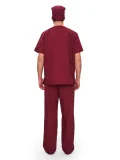 Костюм Хирургический (универсальный) бордовый - фото 7