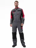 Костюм "МЕГА" куртка/полукомбинезон, цвет: Т.СЕРЫЙ/ЧЕРНЫЙ/КРАСНЫЙ - фото 17