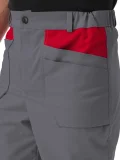Костюм мужской "Оптимальный" летний с брюками серый/красный - фото 8