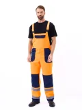 Костюм летний сигнальный Скандин куртка/полукомб. оранжевый/т.синий - фото 14