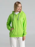 Толстовка на молнии с капюшоном Unit Siverga, зеленое яблоко - фото 14