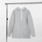 Анорак унисекс Oblako, светло-серый - фото 1