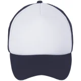 Бейсболка Bubble, темно-синяя с белым - фото 3