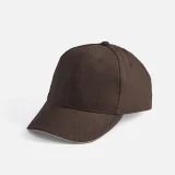 Бейсболка Buffalo, коричневая с бежевым - фото 12