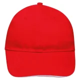 Бейсболка Buffalo, красная с белым - фото 3