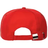 Бейсболка Canopy, красная с белым кантом - фото 2