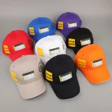 Бейсболка Canopy, серая с черным кантом - фото 14