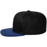 Бейсболка Foreside с прямым козырьком, черная с синим - фото 2