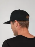 Бейсболка Snapback с прямым козырьком, черная - фото 6