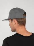 Бейсболка Snapback с прямым козырьком, серая - фото 6