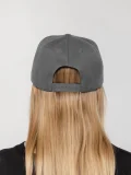 Бейсболка Snapback с прямым козырьком, серая - фото 8