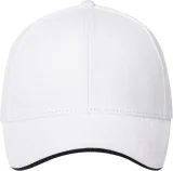 Бейсболка Spiker, белая с темно-синим - фото 3