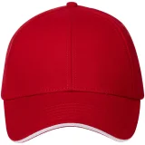 Бейсболка Spiker, красная с белым - фото 3